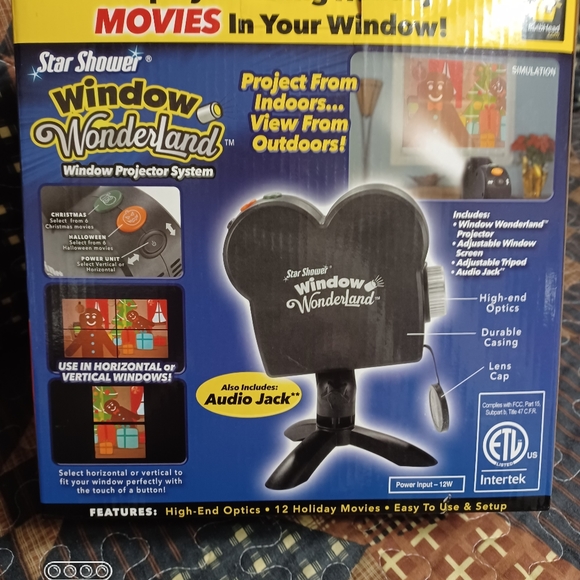 Halloween and ChristmaWindow Projector System New in Box Christmas and Halloween - Picture 2 of 6